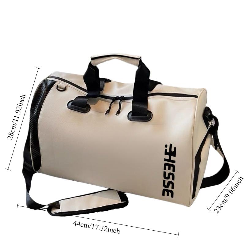 

1pcs Large Capacity Travel Duffel Bag with Dry-Wet Separation Waterproof Gym Bag Weekend Overnight Handheld Luggage Bag