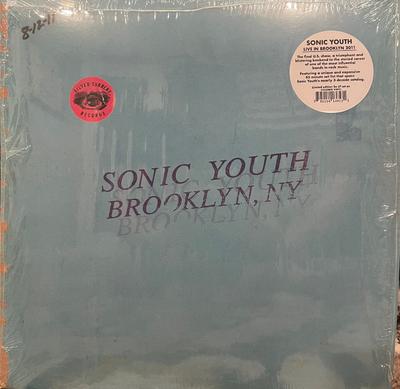 LP Record SONIC YOUTH - Live In Brooklyn 2011 SC55 Silver Current  2023 USA & Cana Rock