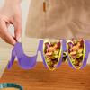 Taco Tray Holder Large Taco Holder Waving Shape 4 Compartments Multi-Use Food Tray Soft Taco Shell Holder Stand for Cooking