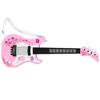 Multifunctional Kids Bass Guitar Toy Children Light Musical Instrument Toy Pink