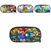 Super Mario Bros Pencil Case For Students Nylon Storage Bag Large Capacity Organizer