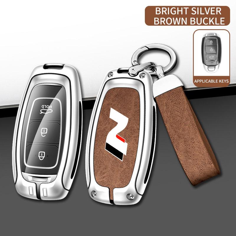 Copri Chiave Hyundai Moderno di Alta Gamma Adatto per Chiave Auto N LINE N IX35 IX25 Tucson Sonata Custodia per Chiave Auto Design Lussuoso Accessori per Veicoli