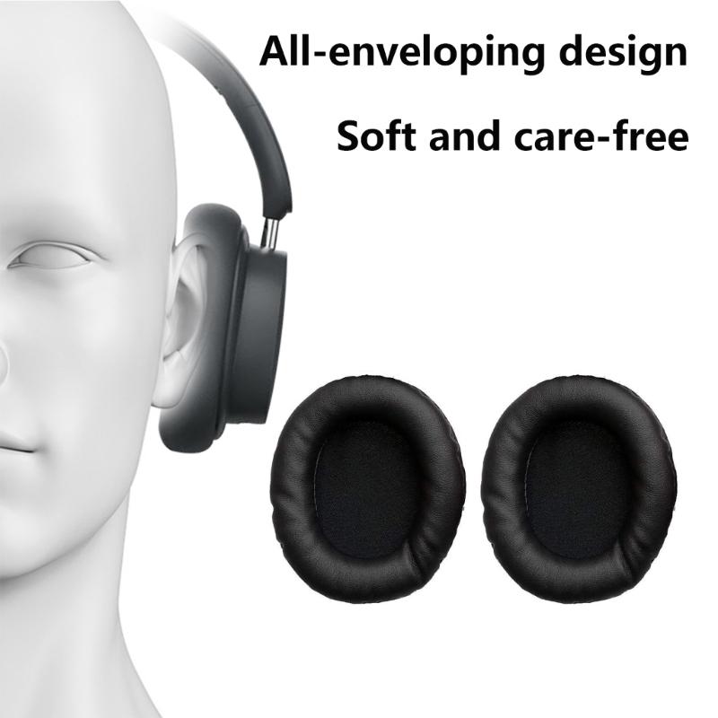 Replacement Earpads Soft Sponge Ear Pad Comfortable Earmuffs for ATH-SR30BT Headphones Repair Accessory