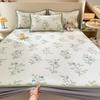New Cute 3-Piece Ice Vine Cooling Mat Pillowcase & Bed Sheet Set with Digital Print - Spring/Summer