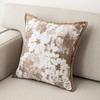 Vintage Floral Cushion Cover Distressed Flower Throw Pillow Case For Couch Living Room Bedroom Home Decor Jacquard Pillowcase