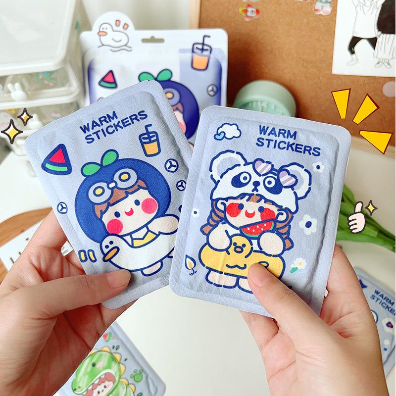 Самонагревающиеся мультяшные теплые детские наклейки - Милые грелки для тела Cartoon Hugging Baby (Single Piece)