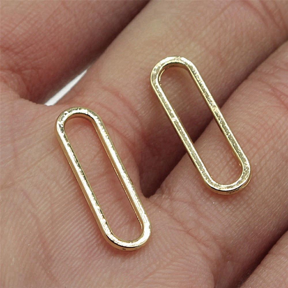 

Аксесуари Деталі Геометричний З єднувач Дитячі Ювелірні Матеріали QA025 A08-10pcs-6x20mm