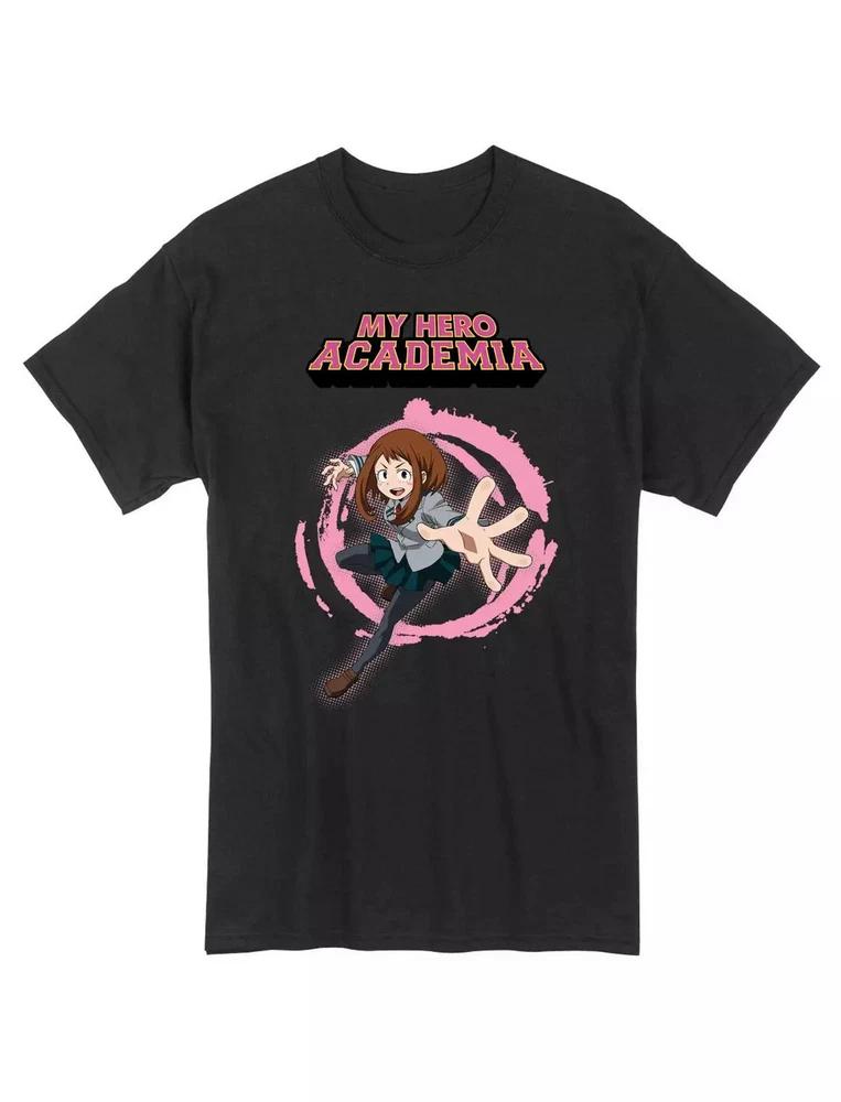 My Hero Academia Ochaco Uraraka Anime Tshirt Black Gift For Friends S