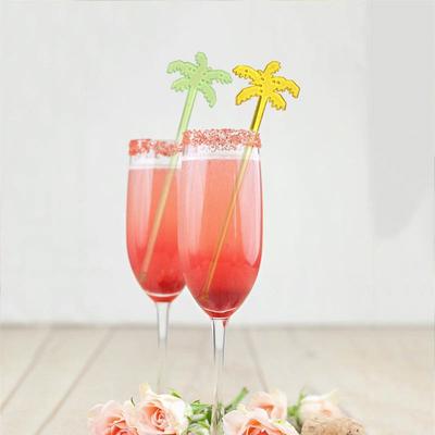 50Pcs Coconut Tree Cocktail Swizzle Sticks Drink Stirrer Coffee Muddler Puddler