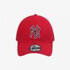 New Era Mlb New York Yankees Basic Outline Unstructured Ballcap Scarlet 15216771