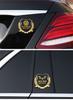 1x Fashion Sport Emblem Badge Car Trunk Fender Sticker Auto Car Racing Decal Decor Silver Black Accessories