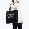Milkfed DIDONE LOGO BIG TOTE 103203053014 Black Tote Bag Women's
