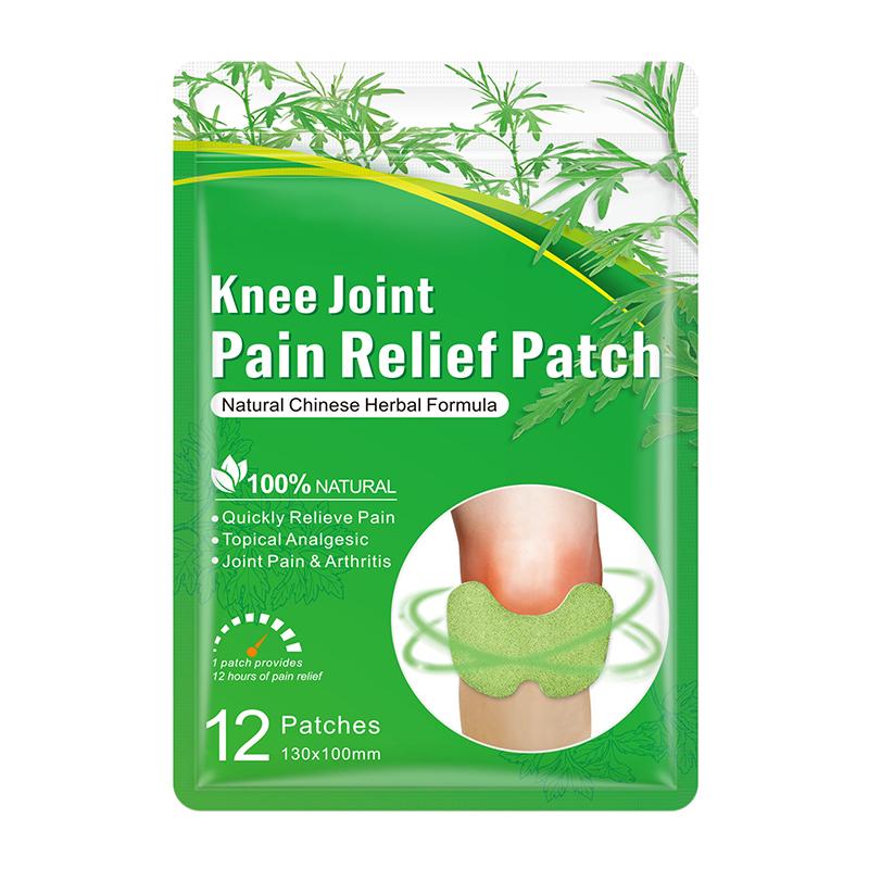 Self-Adhesive Knee Pain Patch 12Pcs Health Safety Shoulder Neck Paste Wormwood Sports Injuries Convenient For Rheumatic Diseases