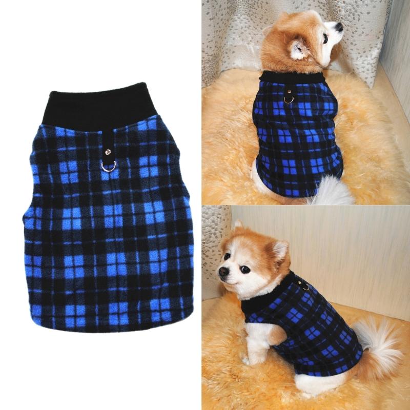 Plaids Sweat à capuche pour chien en polaire Texture polyester Convient pour l'hiver Chaleur Confort et Facilité d'habillage Conception Convient pour animal de compagnie