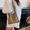 Popular vegetable basket bucket bag fashionable Korean version handbag new simple child and mother tote women's bag shoulder messenger bag