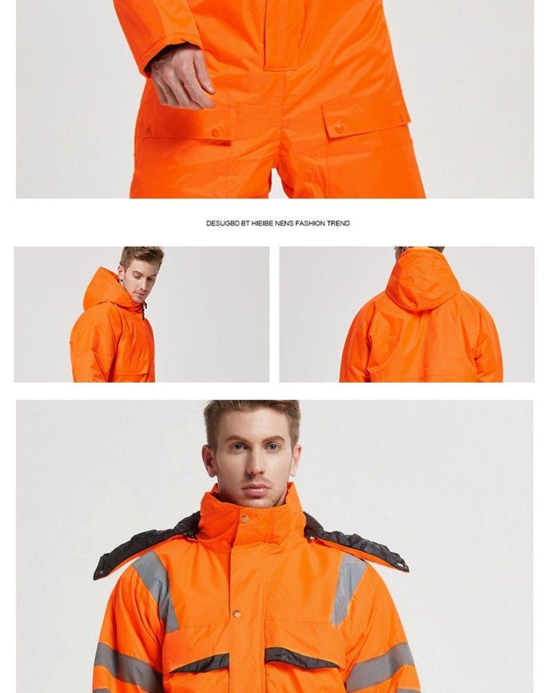 Thickened Winter Hat & Cold-Proof Workwear Jacket for Outdoor Ice Fishing