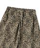 LIFEWORK Women'S) Leopard Print Single-Pleat Bermuda Pants