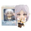 11CM Anime Sousou No Frieren Frieren Figure Look Up Doll Fern Cute Model Sitting Posture Toy Collection Aciton Figure Doll
