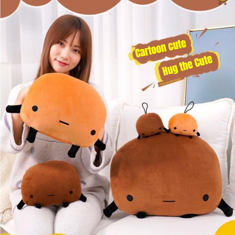 Trending Must-Have Hot Item Cute Soft Sad Potato Pillow Plush Toy Doll Sofa Soft Cushion Warm Pillow Suitable For Gift Giving