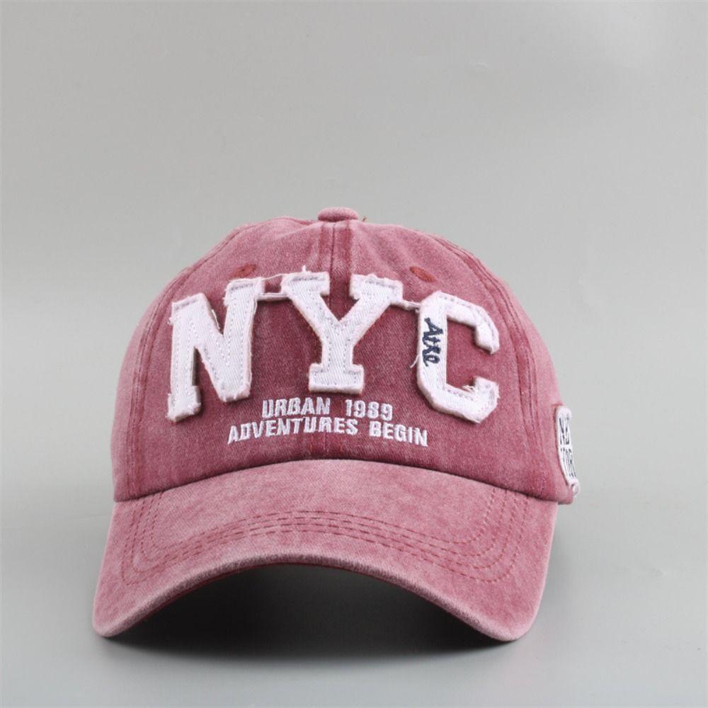 Cotton NYC Embroidery Baseball Cap NEW YORK Sunscreen Hats  For Man Women Outdoor Sports
