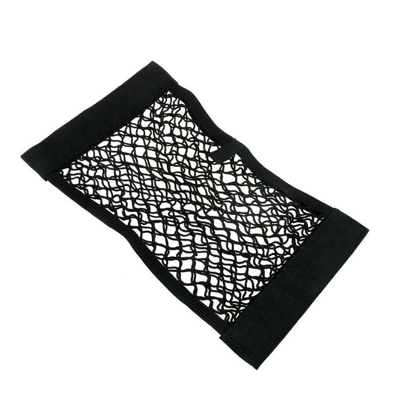 1Pcs Car Back Rear Trunk Seat Elastic String Net Mesh Storage Bag Organizer