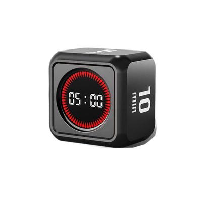 Gravity Sensor Gravity Sensing Timer LED Display 4 Preset Time Cube Timer USB Rechargeable Cube Shape Countdown Timer