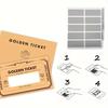 Yellow Scratch-Off Cards 30/60 Sets Blank DIY Wish Reveal Notes for Wedding Anniversary Family Gathering Events