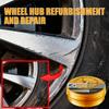 Car Wheel Hub Scratch Refurbishment Paste, Tire Rim Scratch Paint Repair Paste - Aluminum and Steel Rings Dent Restore Care