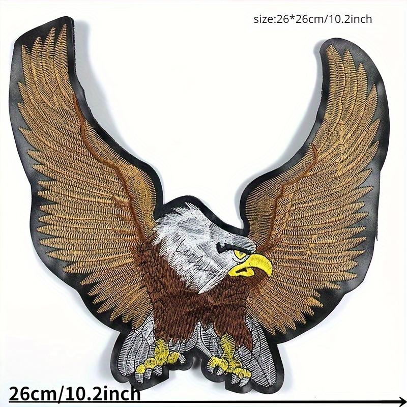 

1PC Handsome Eagle Leather Cloth Stick Cartoon Large Vulture Clothing DIY Sewing Embroidery Patch Accessories