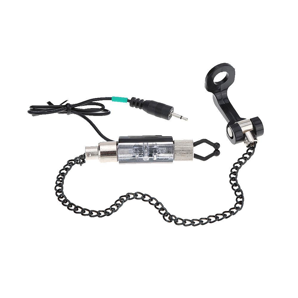 Fishing Illuminated Indicator Iron Fishing Bite Alarm Chain Hanger  LED Illuminated Indicator