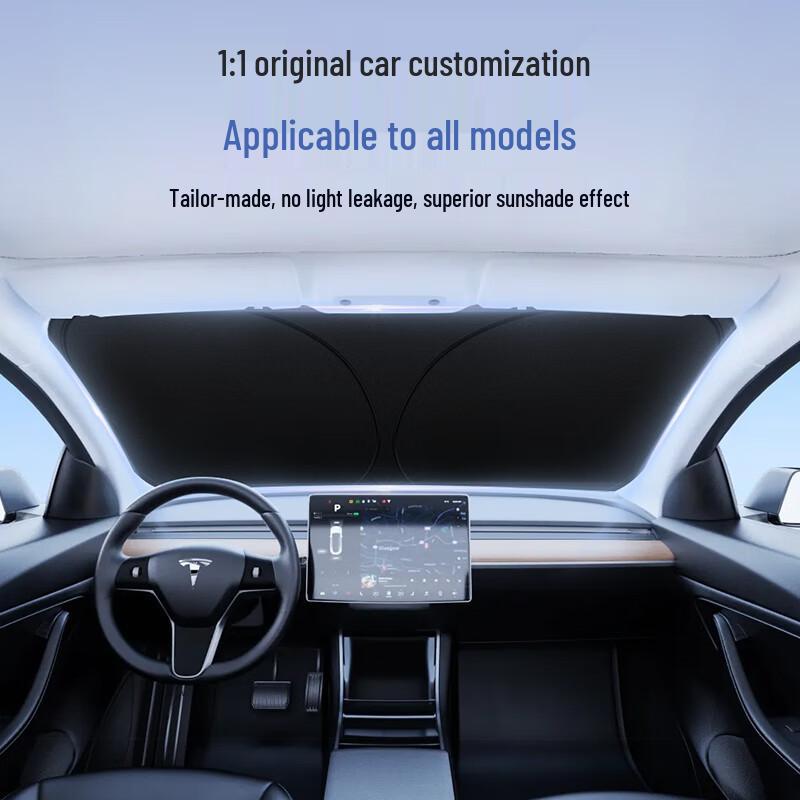 Car Sunshade Kit: Visor, Curtain, Windshield Shade, Umbrella, Cover, Panel, Cloth, Heat Insulation