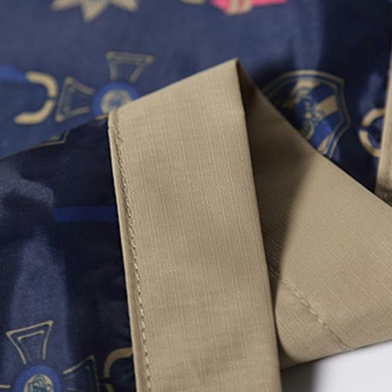 Solid Color Men Coat Stand Collar Top Two Pockets Zipper Closure Casual Jacket for Autumn