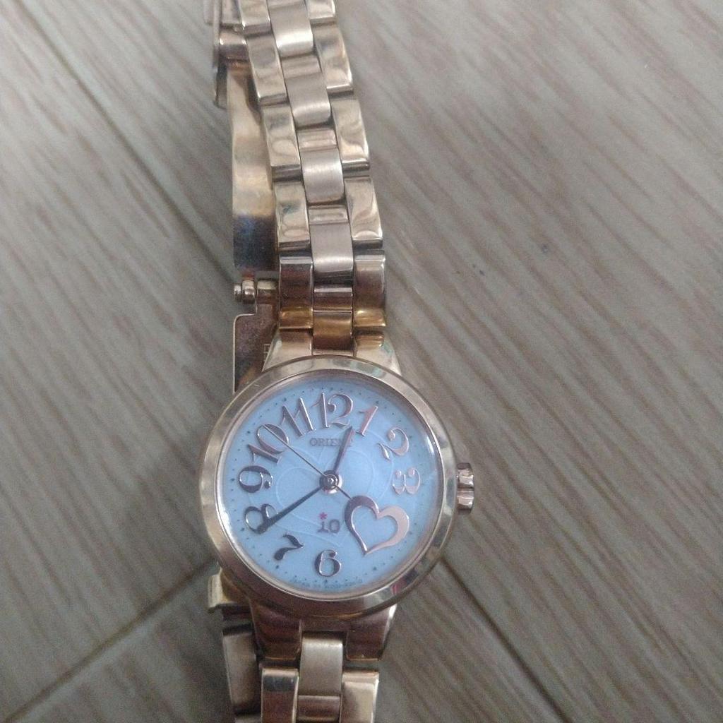 Used Working Condition: ORIENT iO Watch, Orient Io, Pink Gold, Heart