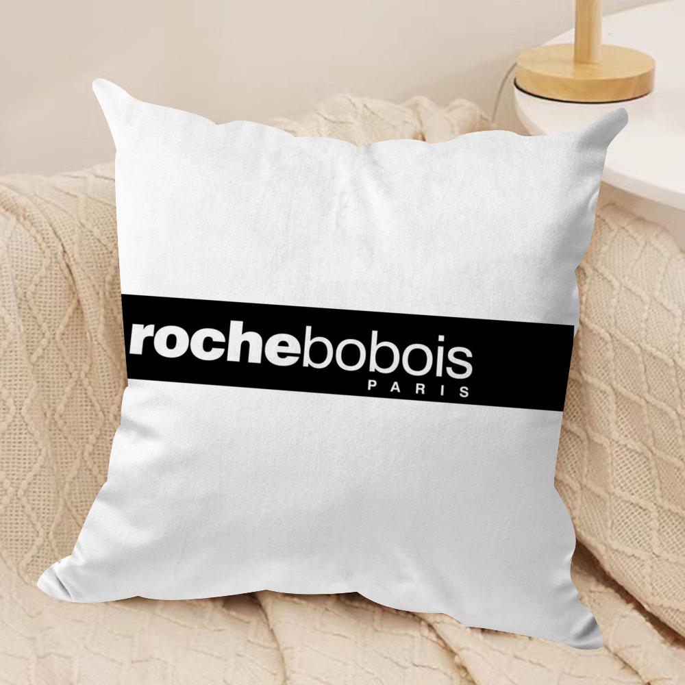 R-Roche Fashion B-Bobois Cushion Cover Soft Plush Double-Sided Printed Sofa Pillow Cushion Cover | All-Season Durable Decor Gift