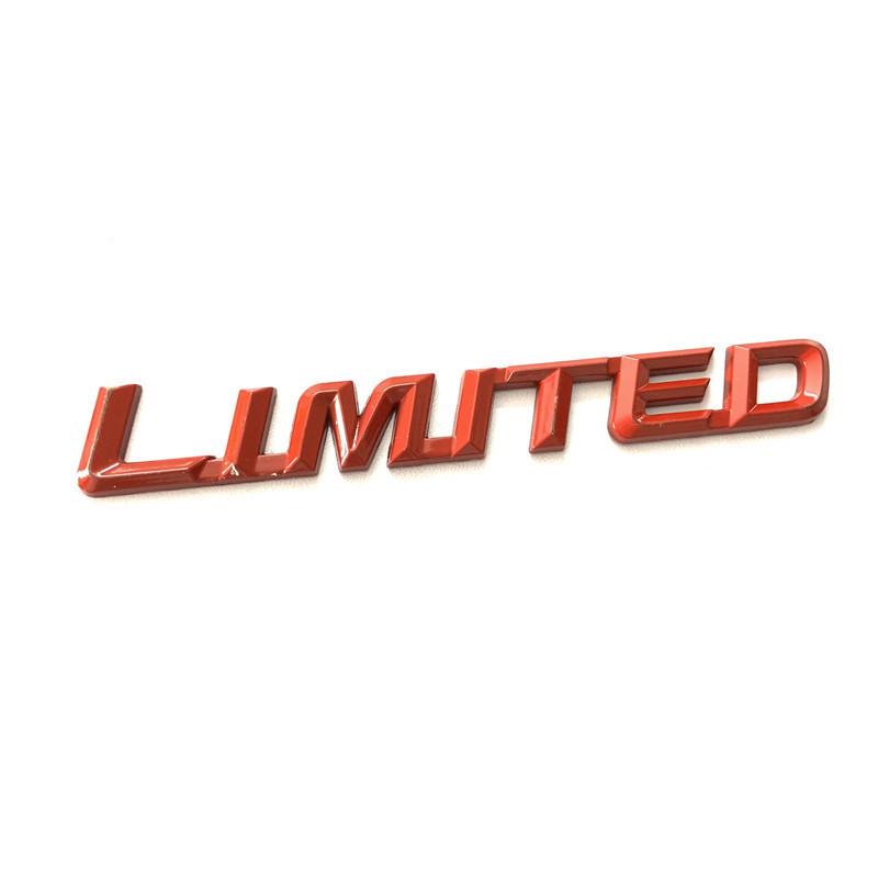 Suitable for Limited Edition 4WD Full Metal Car Sticker - Rear Four-Wheel Drive Modification