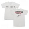 2026 Freedom Offending Doesnt Mean Youre Right Charlie Kirk Letter Printed Tshirt Street Hip Hop Top Mens Casual Clothing