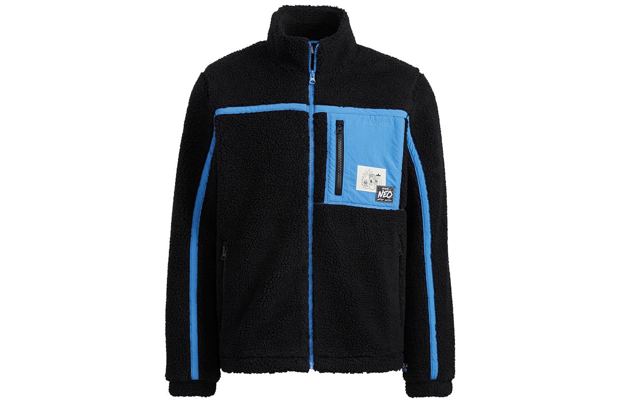 Adidas Neo Jackets Unisex Black Stand Collar Moderate Other HG9038 M