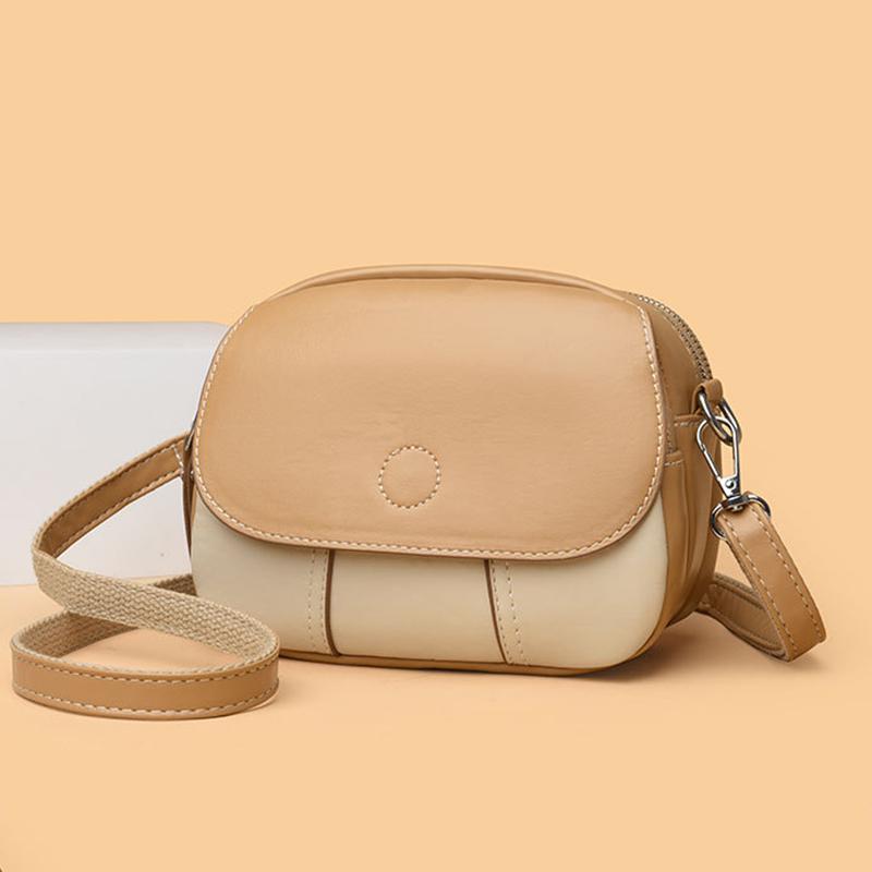 Luxus Design Damen PU Leder Crossbody Tasche Einfarbige Kleine Damen Handtasche Mode Schulter Messenger Tasche