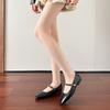 Retro Low-heeled Soft-soled Mary Jane Shoes for Women's Spring and Summer New with Skirts, Small Square Head, Gentle Wind, Evening Single Shoes