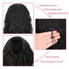 European American Wig Women Fluffy Long Curly Hair Corn Perm Wool Roll Drawstring Ponytail High Temperature Silk