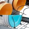 Homlly Trii Over the sink adjustable Width and Height Cultery Utensils Dish Drying Drainer Kitchen Organizer Rack