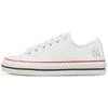 MLB Playball Classic Rutschfest Verschleißfest Atmungsaktiv Leicht Low-Top Canvas-Schuhe Unisex Sneaker Weiß 32SHP1111-50W