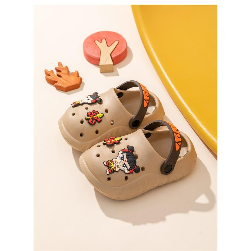 

Kids Clogs | Summer Indoor Anti-Slip Closed-Toe Sandals for Older Children 34-35 inner length 21.5cm хакі