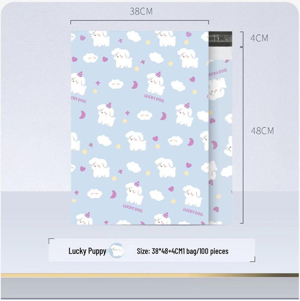 Pink Thickened Express Clothes Packaging Bag - Cute and Durable Handheld Design