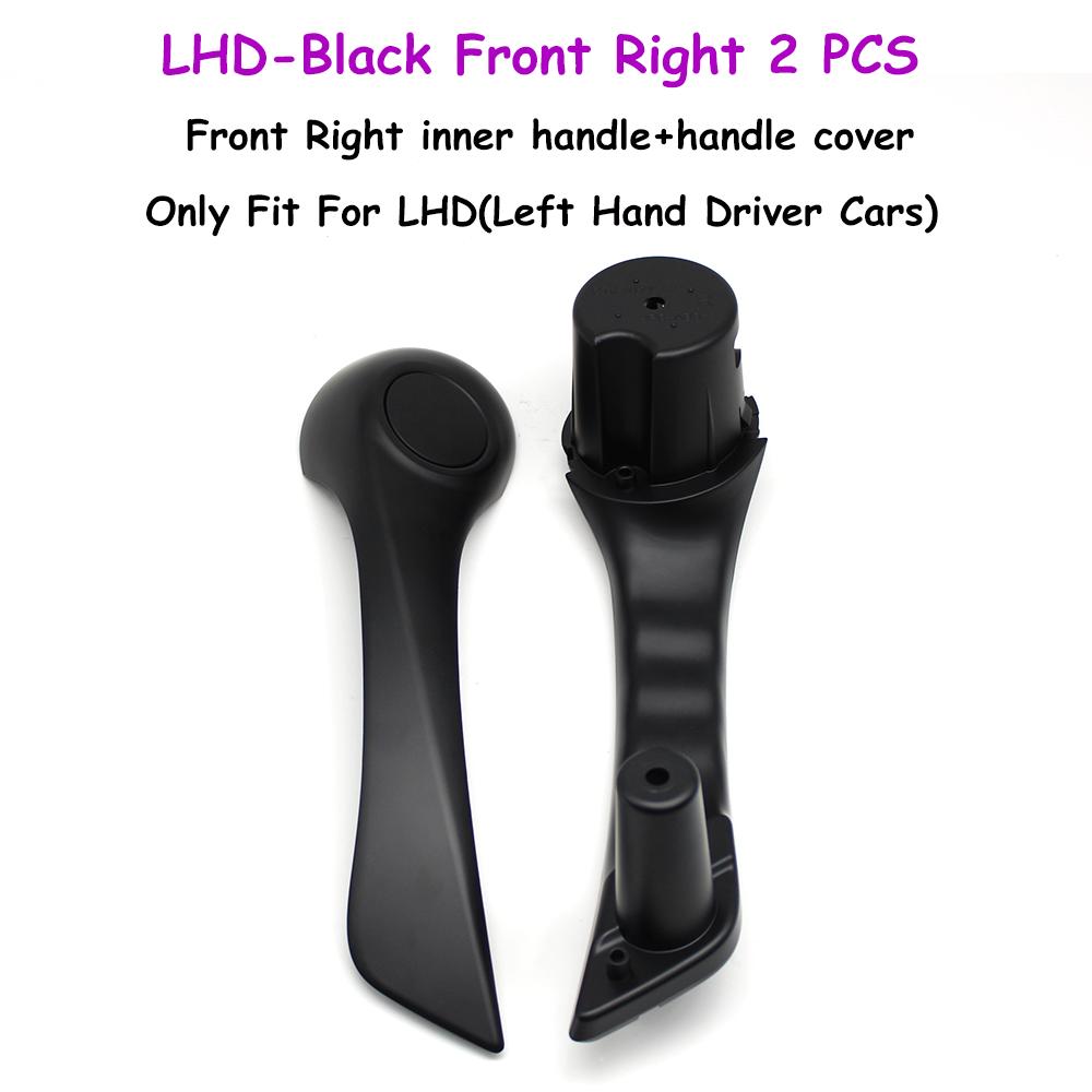 LHD 2/4PCS Koleos I Car Interior Door Front Left Right Pull Grab Inner Handle With Outer Cover For Renault 2008-2016 80945JY50A
