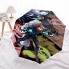 1pc Jujutsu Kaisen Characters Automatic Folding Umbrella Portable 3-Fold Design with Iron Frame, Perfect for Outdoor Use, Festive Gifts, Travel, Daily