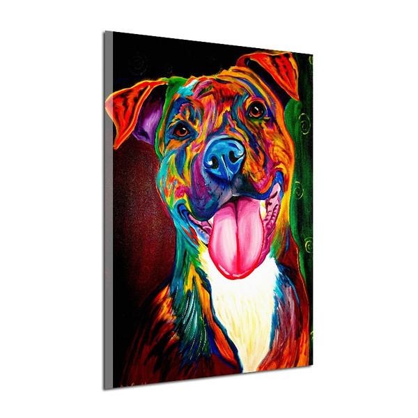 Decorative Colorful Puppy Painting Hang Living Room Bedroom Fashion Picture
