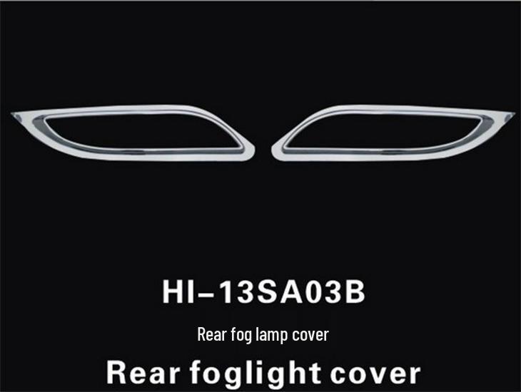 Hyundai Santa Fe IX45 Headlight & Fog Light Cover Stickers (2013-2016)
