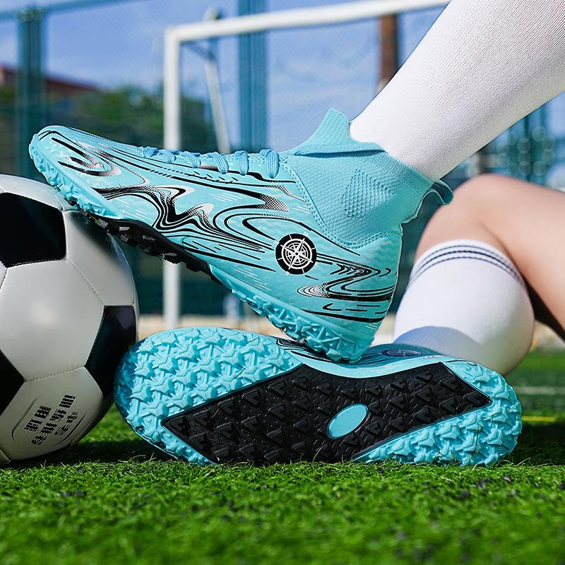 

Assassin 14 Football Shoes Men and Women High Top Student Adult TF Shattered Nails AG Long Nails Lawn Training Shoes Summer 46