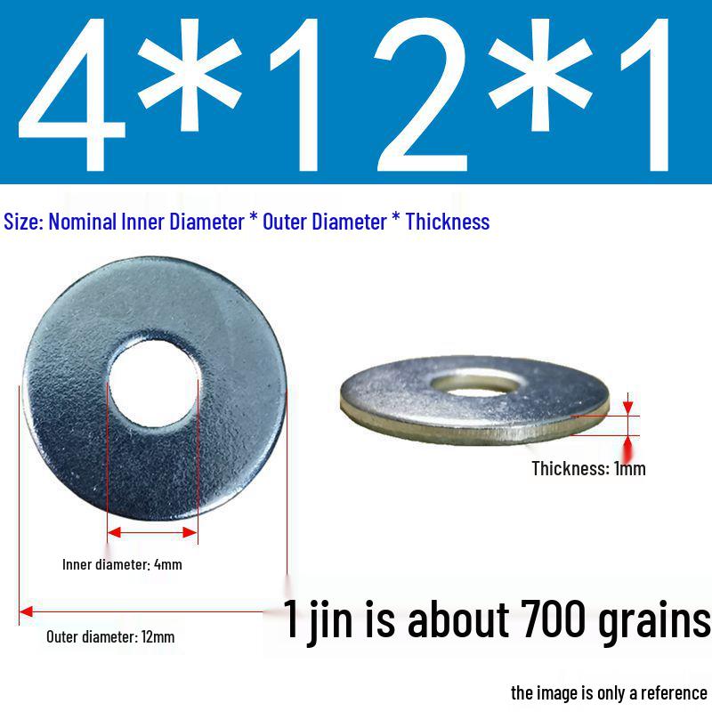 Galvanized Oversized Metal Washers M3-M60